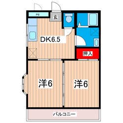 スズキマンションＢの物件間取画像